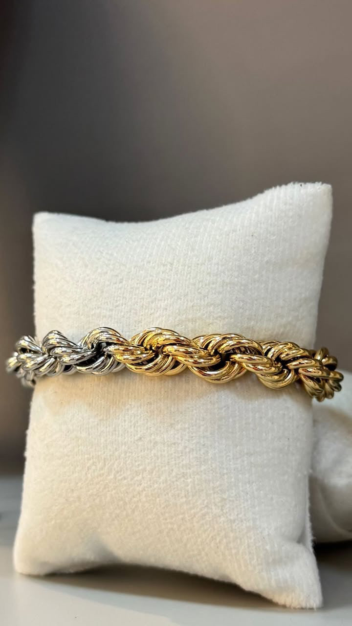 Pulseira Baiana dois banho grossa