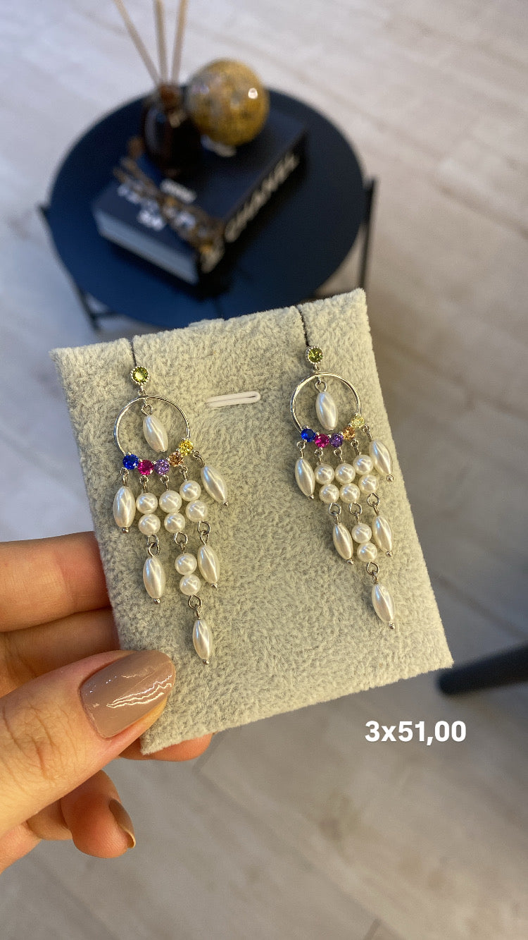 Brincos perolas