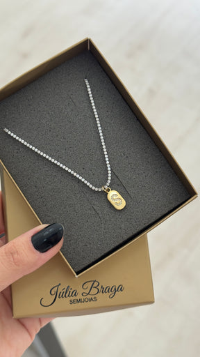 Choker Riviera de Zircônias – Luxo e Brilho em Cada Detalhe