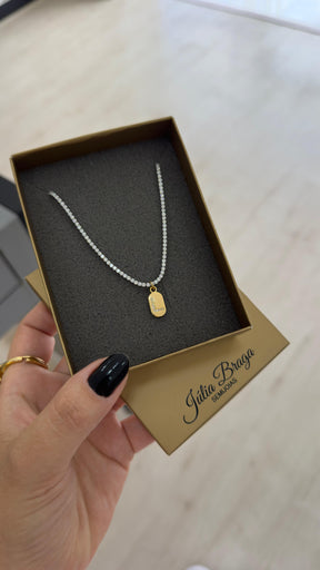 Choker Riviera de Zircônias – Luxo e Brilho em Cada Detalhe