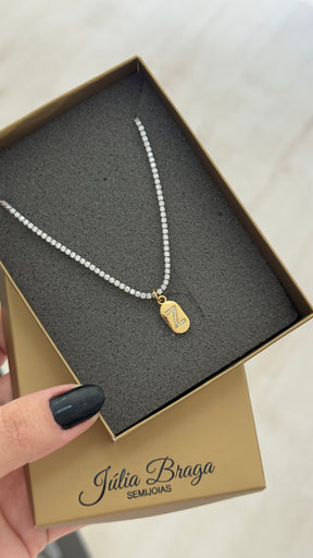 Choker Riviera de Zircônias – Luxo e Brilho em Cada Detalhe