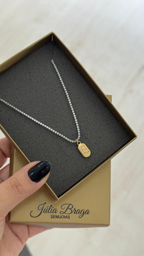Choker Riviera de Zircônias – Luxo e Brilho em Cada Detalhe