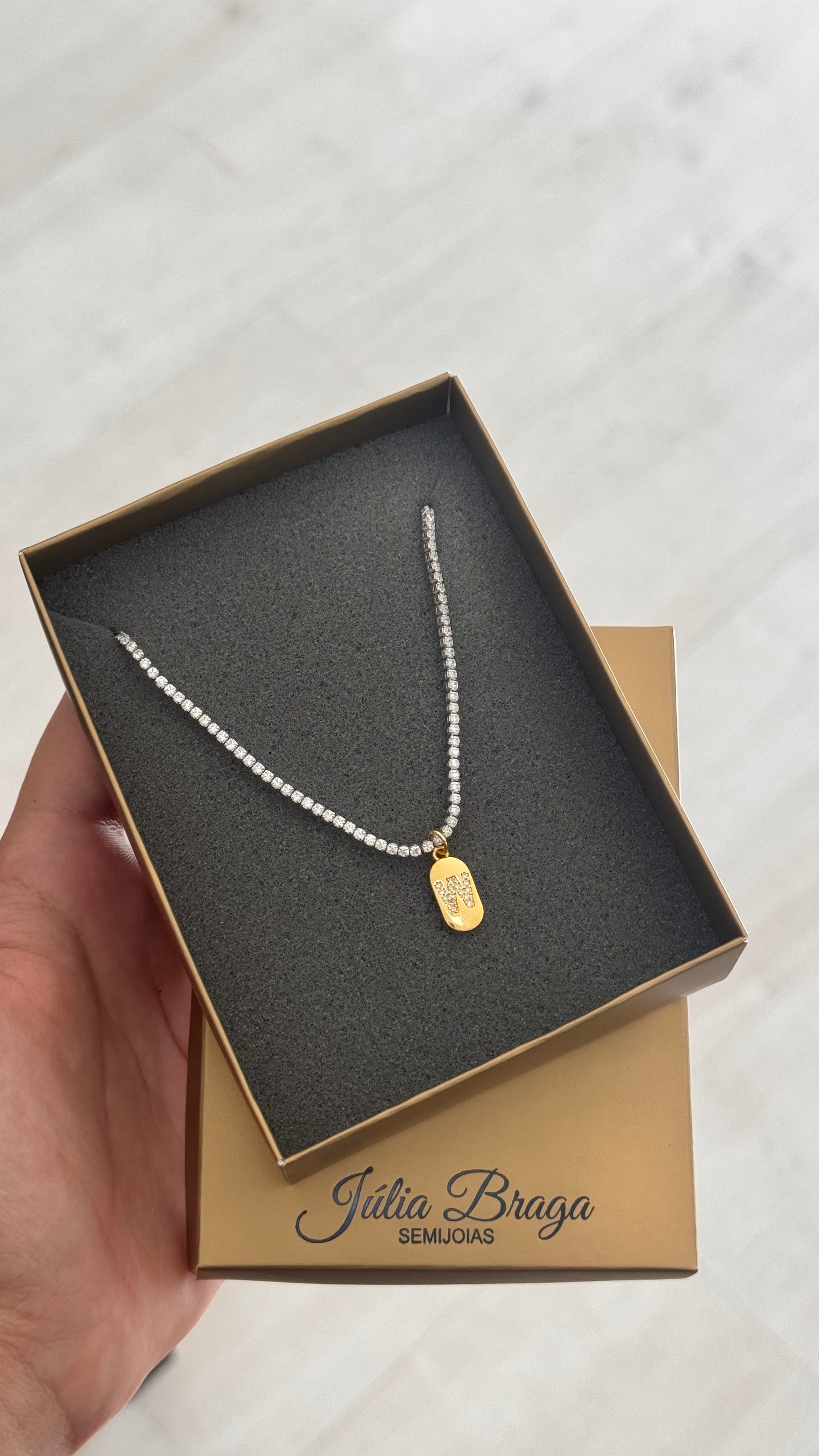 Choker Riviera de Zircônias – Luxo e Brilho em Cada Detalhe
