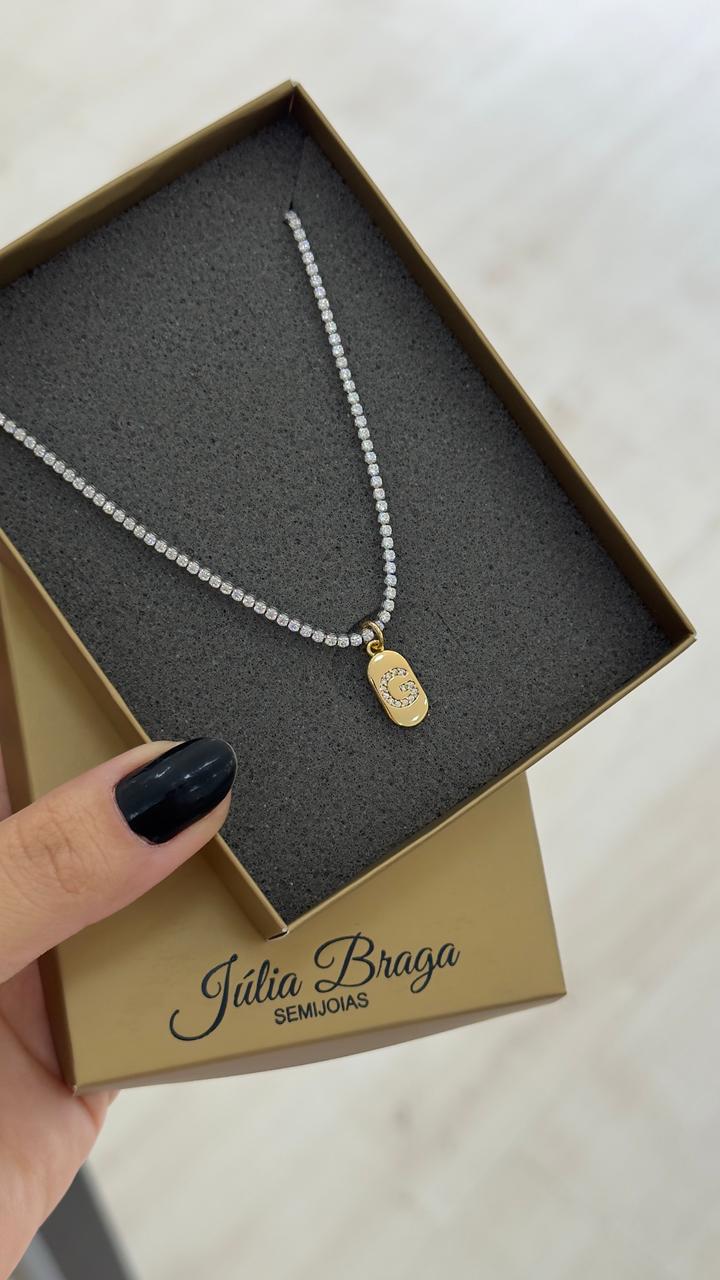 Choker Riviera de Zircônias – Luxo e Brilho em Cada Detalhe
