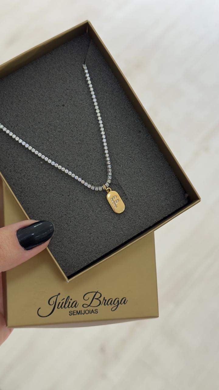 Choker Riviera de Zircônias – Luxo e Brilho em Cada Detalhe